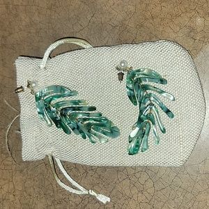 Dangling Leaf Earrings